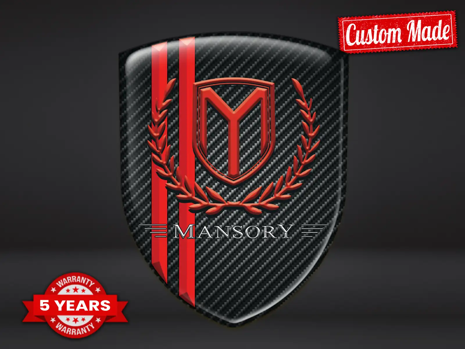 Mansory Motorhaubenaufkleber Max Robust Modern Pro Stilvoll